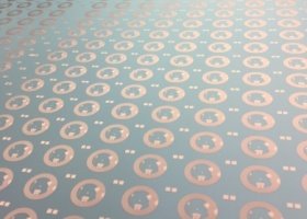 NFC Universal Copper Rounded NFC PET Tag
