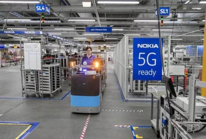 The 5G and RFID technology in Nokias future factories